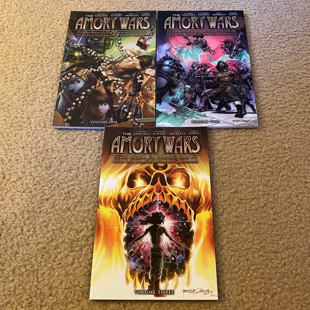 The Amory Wars: GABSIV Vol 1-3 Graphic Novels 🖤